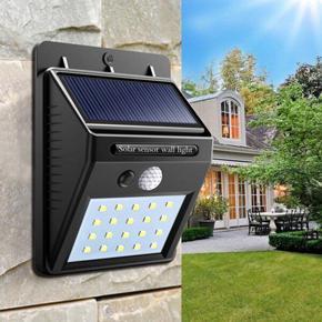 20LED COB Solar Light Outdoor Solar Lamp PIR Motion Sensor Wall Light Waterproof Solar Powered lights for Garden Deco