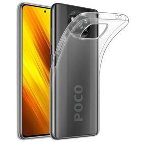 Soft Silicon Transparent case back cover FOR Poco X3