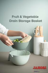 Multi-Function Fruit and Vegetable Kitchen Drain Storage Basket