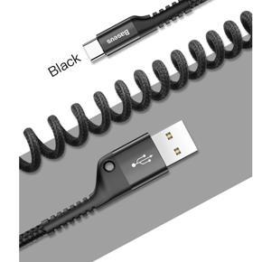 Baseus Retractable Spiral 2A Type-C Car Charging Cord