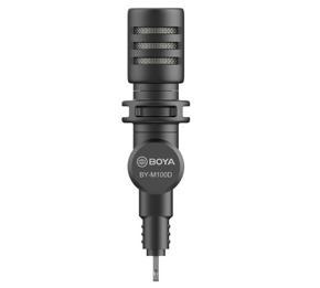 BOYA BY-M100D Miniature Condenser Microphone For IOS