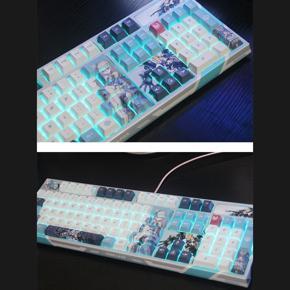 137-key mechanical keyboard keycap-137 x Keycap
1 x Dial shaft-White&blue