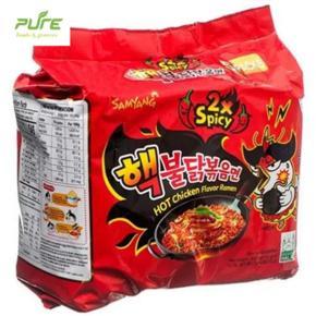 2x Spicy Ramen 5ps x 140gm - 700gm - Korea