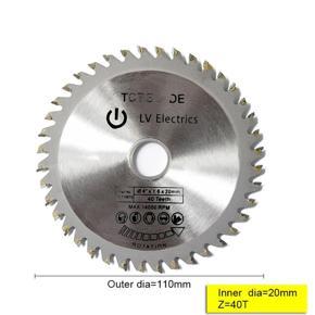 1pcs 110*1.6*20mm TCT Woodworking Circular Saw Blades with 40Teeth Multipurpose Wheel Discs Wood cut-ting bla-de