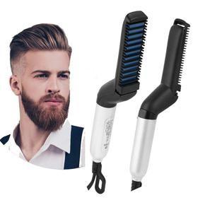Beared comb hair straightner
