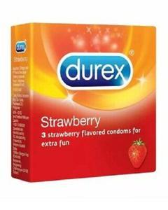 Durex Condom Strawberry (3's) Pack (Sylhet)