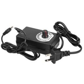 Adjustable Power Supply Motor-2 x Power Supply Adapter-Black