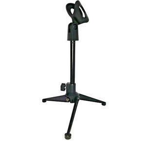 Microphone Stand Height Adjustable Angle Microphone Telescopic Stand Wear Resistant Table Top Microphone Stand