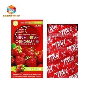 10 Pcs/Box Strawberry flavor Condoms  Products Women  Stimulation Condom Full Oil Smooth  Sleeve - Imran Fashion Hut