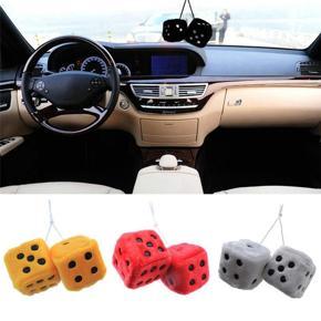 Fuzzy Dice Car Air Freshener