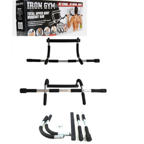 Wall Mounted Pull Up Chin Up Bar, Iron GYM for Upper Body Workout Doorway - Black, iron gym extreme, pushup gym tool