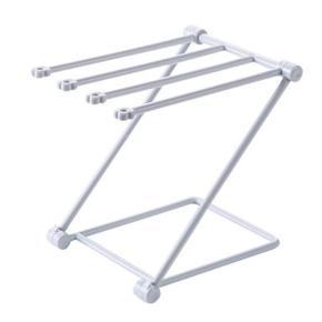 Creative Foldable Vertical Rags Towels Hanger Rag Storage Table Storage Rack Cup Holder Racks Home Storage Tools - Light grey