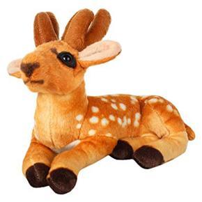 CUTE DEER STUFFED PLUSH SOFT COTTON ANIMAL TOY/ Toddlers/Baby without Sharp Edges - Yellow & Golden