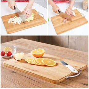 Organic Bamboo Cutting Board for Cut Meat Vegetables Food Prep Revisible Cutting Serving Board- Size 22x32cm