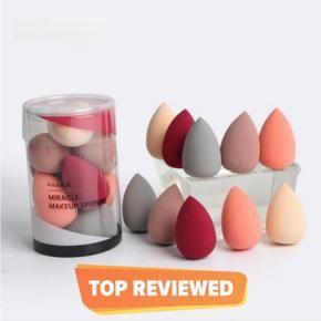 Pack of 1 / Beauty Blender Dropped Puffs Sponge - Cosmetic Powder Puff Smooth Women&quote;s Makeup Foundation Sponge Beauty Make Up Blender Tools Accessories Water-Drop Shape