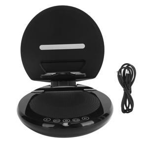 Himeng La Bluetooth 5.0 Speaker Phone Holder Black Portable Cell Stand with Wireless Stereo