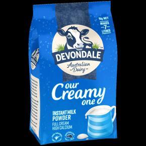 Devondale Full Cream Milk Powder 1Kg Pack, Made Australia