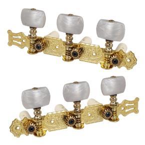 2Pcs/Set Acoustic Guitar White Pearl Tuning Pegs Keys Tuners Machine Heads for Guitar String Accessories
