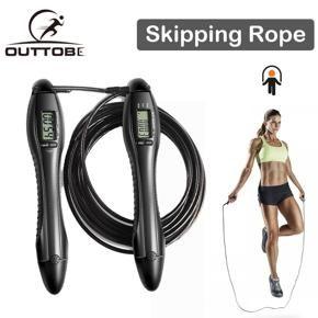 Outtobe Speed Jump Rope Count Rope 4 Mode 360°Adjustable Jumping Rope Weight-Bearing Fitness Light Skipping Rope for Women Tangle-Free Crossfit Jump Rope for Aerobic Exercise Like Speed Training