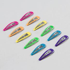 Multicolor hair clip - 6 pc