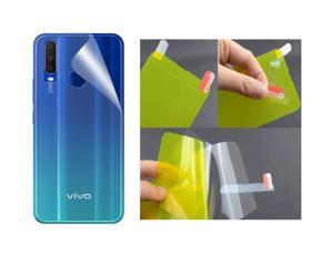 Vivo Y15 Crystal Clear Back Skin (Gel Poly not Glass) 3D Real Transparent Skin Glossy Finish