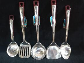 Stainless Steel Cooking Spoon Set - 5 Pieces