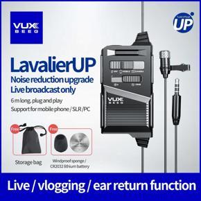 PLEXTONE VUX BEEG UP10 Noise Cancelling Lavalier Microphone