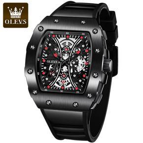 OLEVS Sports Fashion Watch for Man Waterproof Silicone Strap Quartz Men Watches - 3602