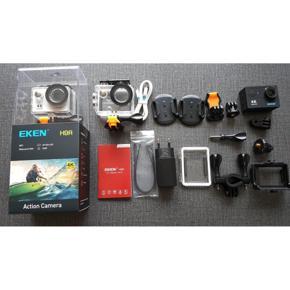 Premium Quality EKEN H9R 4K action Camera wifi Camcorder Professional 4K Sport Cam wifi Camera 1080P With Acrylic Box