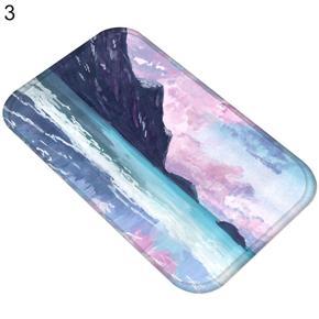 Sea Mountain Forest Landscape Non-Slip Door Mat Kitchen Bathroom Floor Carpet