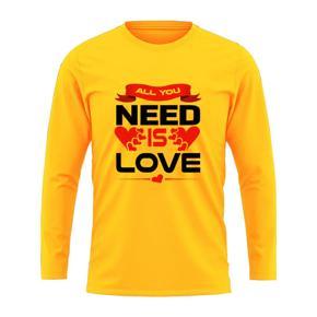 All You Need is Love Full Sleeve T-shirt For Men