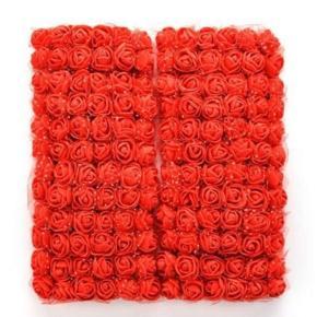 PE Mini Foam Rose Head Artificial Flower For Art & Craft / jewellwry making / Decoration - 144pc