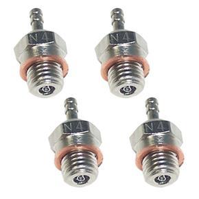 ARELENE 4X N4 Hot Glow Plug Spark for HSP 70117 1/10 1/8 RC Buggy Truck Vertex SH Nitro Engine Parts