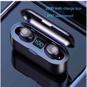 F9-5.1 TWS v5.0 Waterproof 9D Stereo True Wireless Earbuds