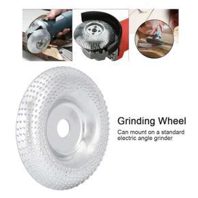 Wood Carving Disc Silver Sanding Arc Shaping for Angle Grinder Grinding Wheel Woodworking Tool