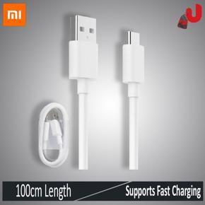 Xiaomi Mi USB Type C Cable - Length 100 Cm - Fast Charging Supported - Universal Type C Data Cable  - Model SJX14ZM - White