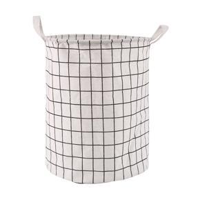 Clothes Basket Foldable Large Capacity with Handle Waterproof Square Laundry Storage Bag for Bedroom