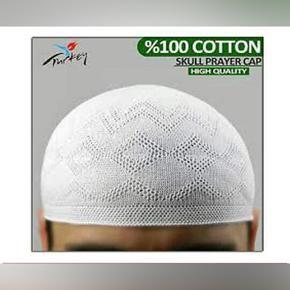 Eid prayer cap for men in a pack of 1 attractive design and stretchable