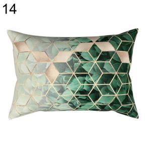 Rectangle Geometric Cube Throw Pillow Case Cushion Cover Sofa Bed Car Cafe Decor