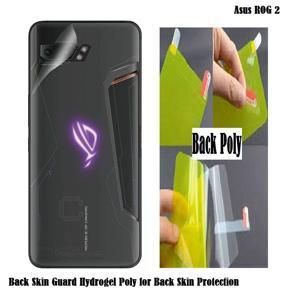 Asus ROG Phone 2 (ROG 2) Crystal Clear Back Skin (Gel Poly not Glass) 3D Real Transparent Skin Glossy Finish