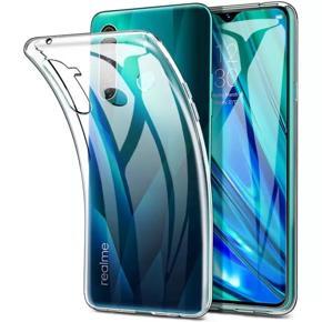 Realme 5i/Realme 6i/Realme 5/Realme 5S এর জন্য সফট ব্যাক কেস কভার- স্বচ্ছ