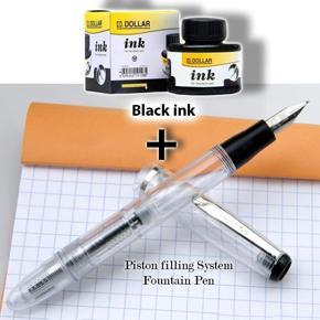 Fountain pen Dollar FP 717i Transparent Fountain Pen + Ink (Black)