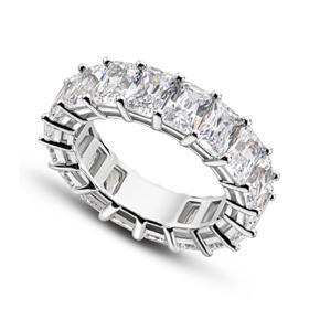 Emerald Cut Zirconia Wedding Engagement Bridal Ring