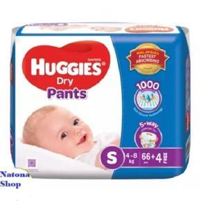 Huggies Dry Small Pant Diaper 4-8Kg - 70 Pcs, Made in Malaysia