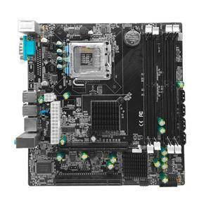 P45 Desktop Motherboard Mainboard LGA 771 LGA 775 Dual Board DDR3 Sound Card - black