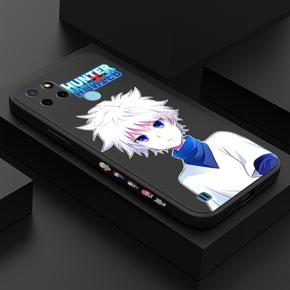 Hontinga for Realme C21Y / C25Y Back Cover Cartoon Anime Cute Killua Side Design Case Square Edge Liquid Silicone Phone Case