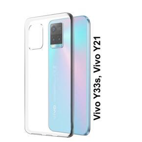 Soft Silicon Transparent Case Back Cover For Vivo Y21/Y33S