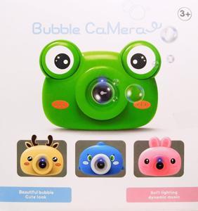 Cute Penguin Bubble Camera with Light and Sound