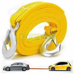 5Ton 4m Car Vehicle Boat Tow Strap Towing Rope With Hooks