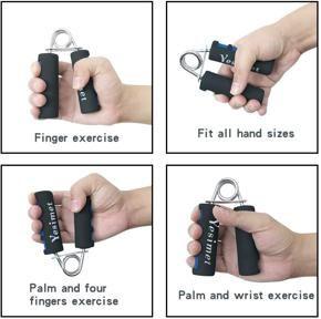 Hand Grip Strengthener Adjustable Hand Gripper Exerciser, Strengthen Grip
